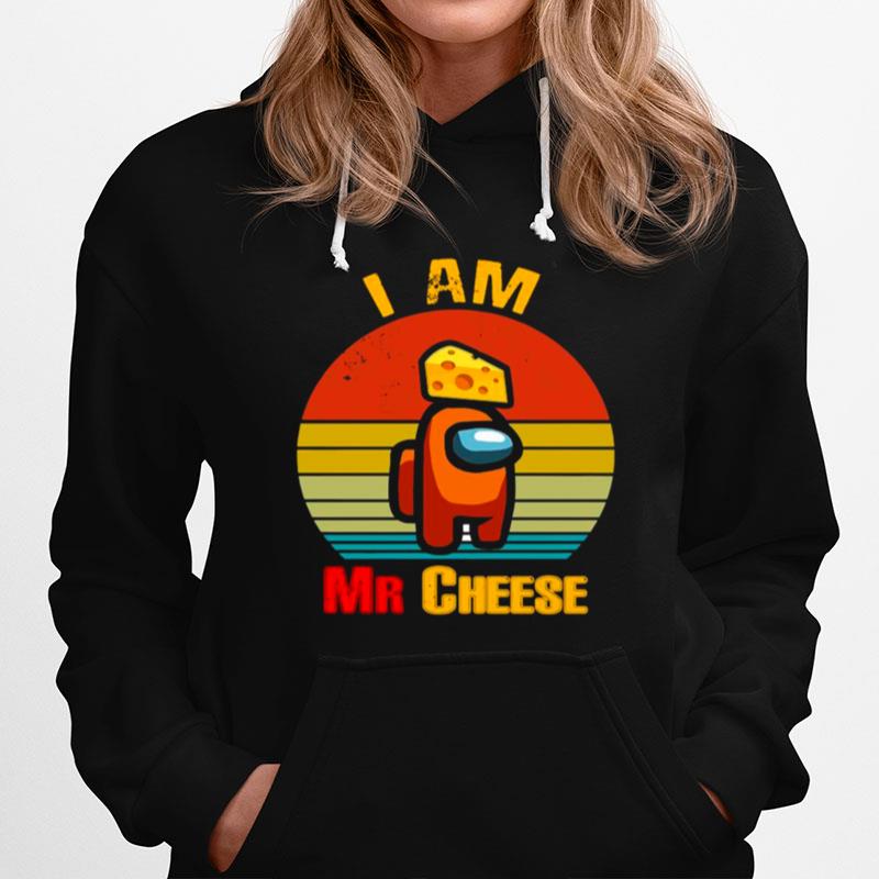 Among Us Impostor I Am Mr Cheese Vintage Hoodie