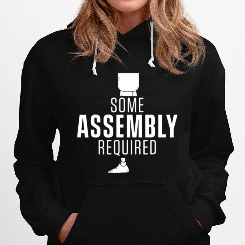 Amputee Humor Assembly Leg Arm Recovery Hoodie