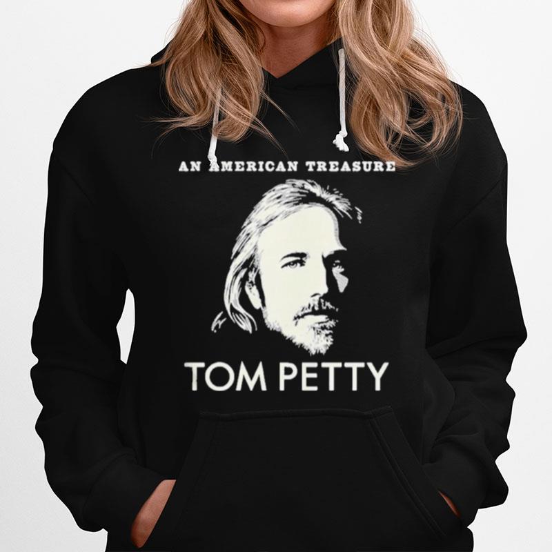 An American Treasure Tom Petty Logo Hoodie