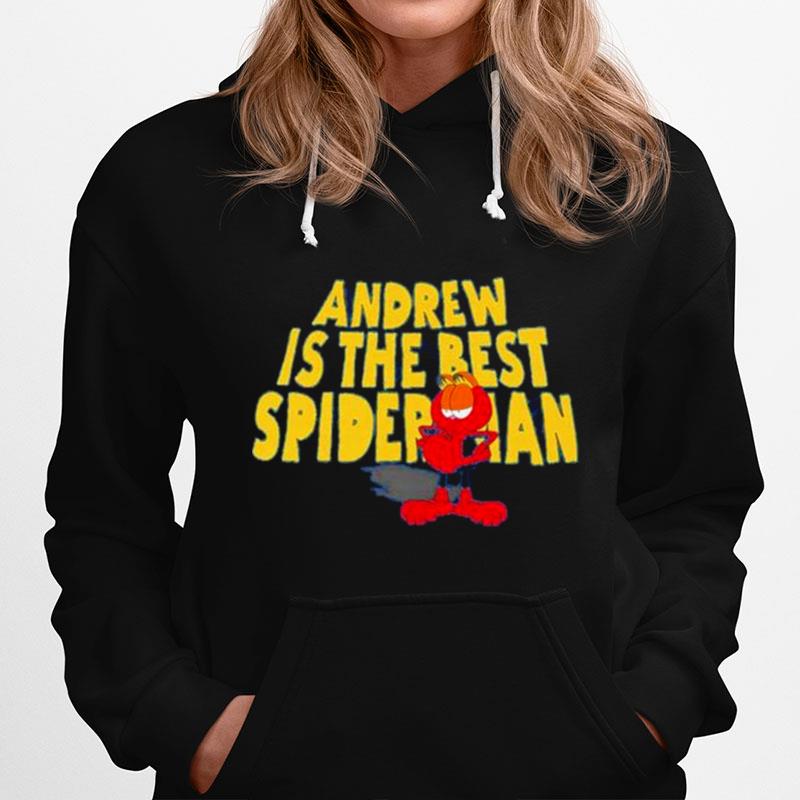 Andrew Is The Best Spiderman Spider Garfield T-Shirt