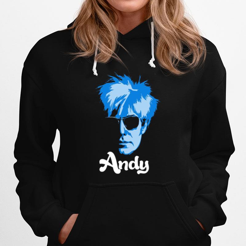 Andy Warhol Pop Art Glass Blue Hoodie