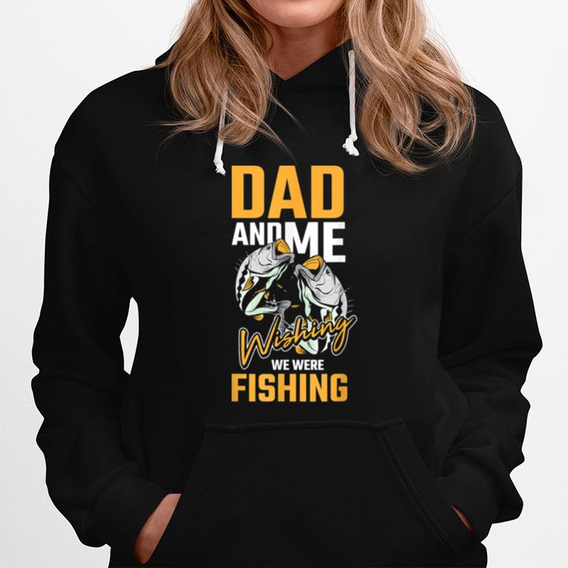 Angeln Papa Und Ich Wunschend Sagen Angler Cool Fischer T-Shirt