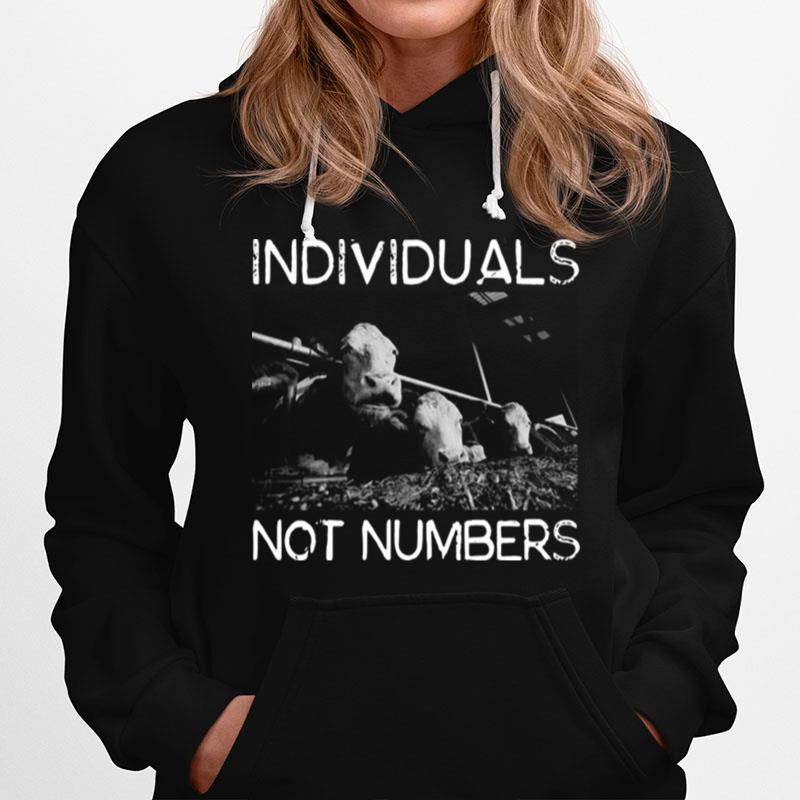 Animal Support Individuals Not Numbers Hoodie