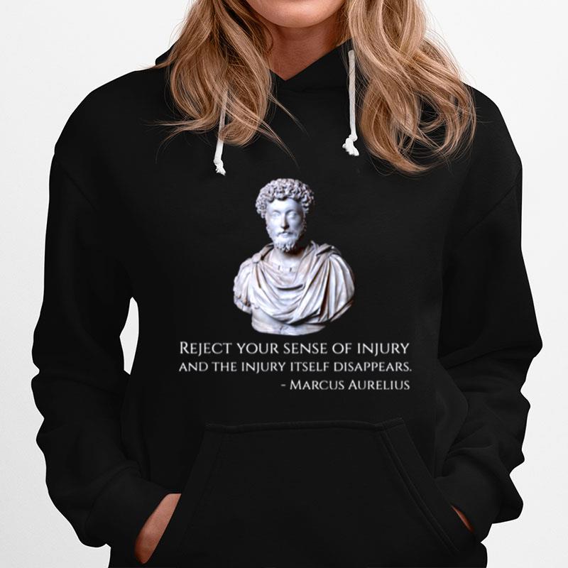Anti Socialist Sjw Marcus Aurelius Quote On Injury Stoic Hoodie