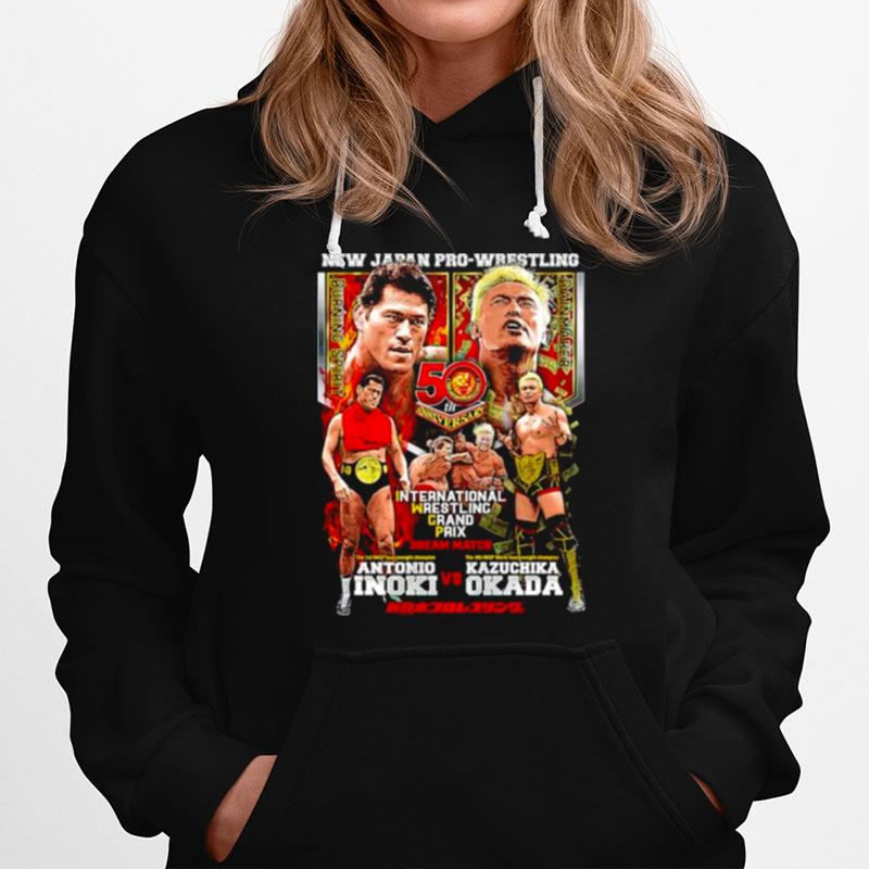 Antonio Inoki And Kazuchika Okada Collaboration Hoodie