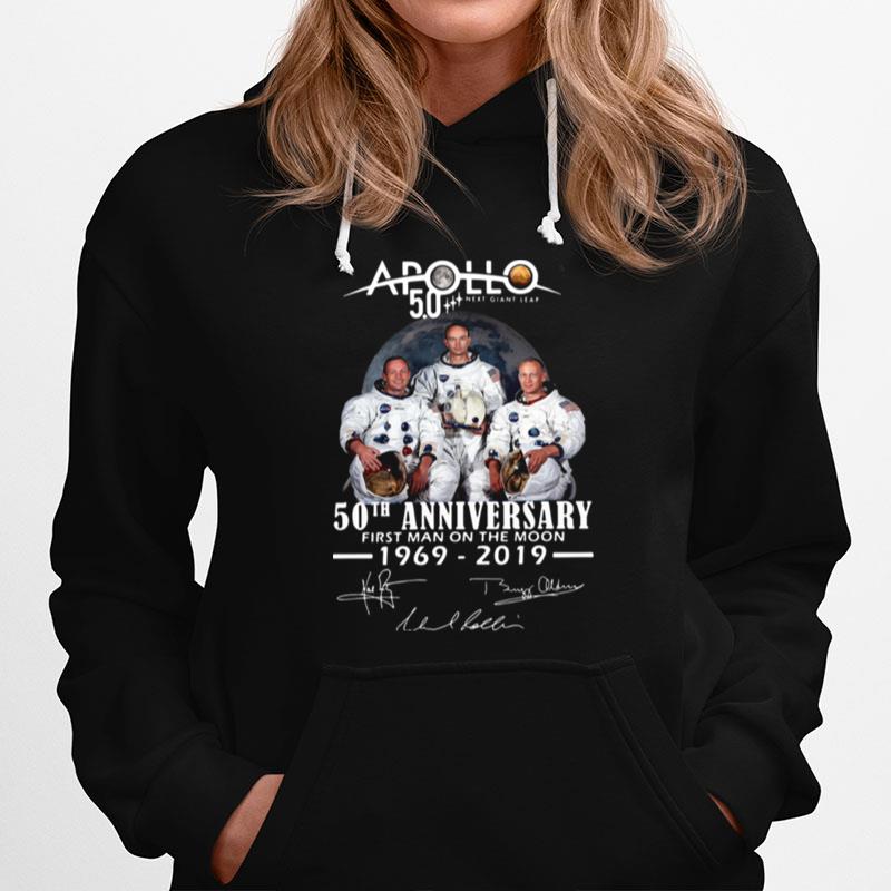 Apollo Next Giant Leap 52 Years Thank You For The Memories Signatures Hoodie