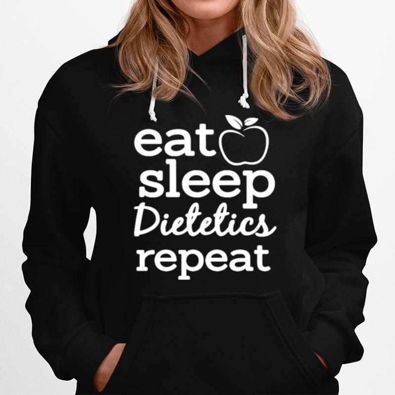 Apple Eat Sleep Dietetics Repeat Hoodie