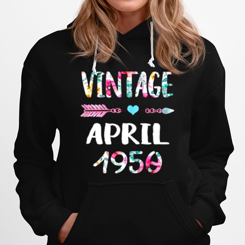 April Girls 1950 71St Birthday 71 Year Vintage Since 1950 Hoodie