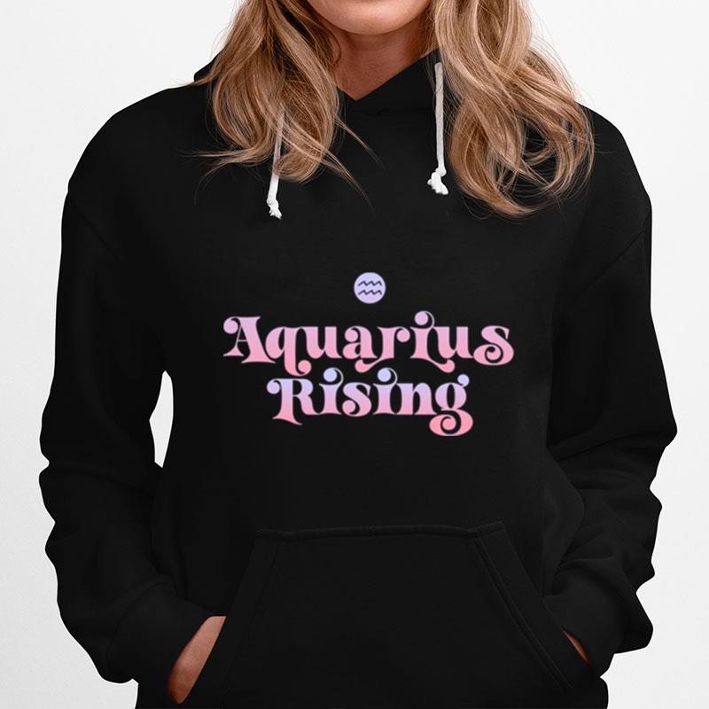 Aquarius Rising Colored Astrology Zodiac Sign Hoodie