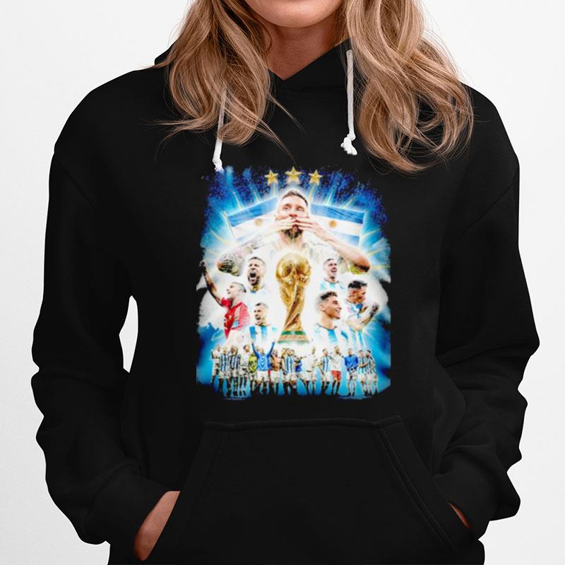 Argentina Football 2022 World Cup Champions Hoodie