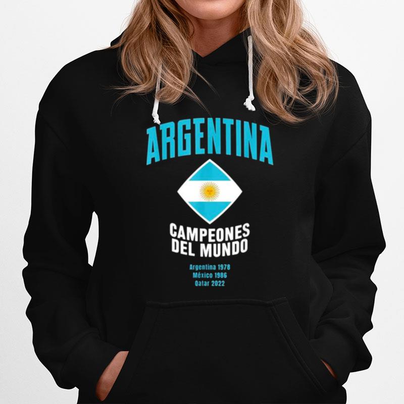 Argentina World Champion 2022 Campeones Del Mundo Hoodie