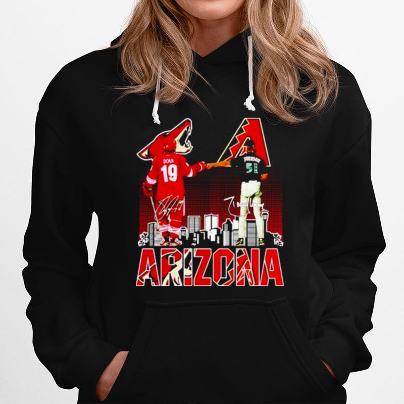 Arizona Sport Teams Doan And Johnson Signatures Hoodie