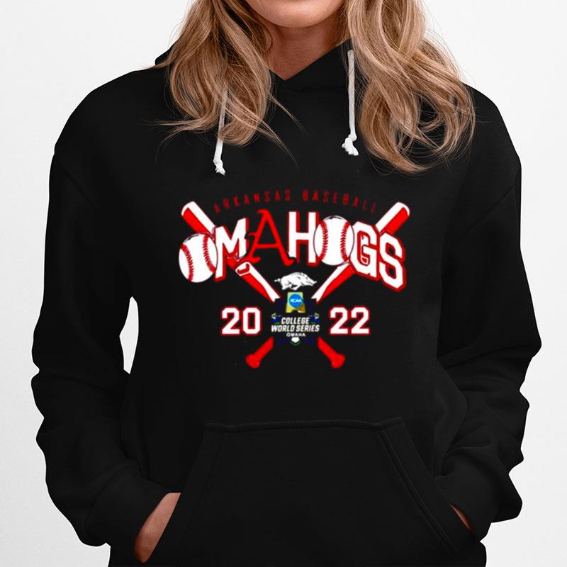 Arkansas Razorbacks Omahogs 2022 College World Series Hoodie