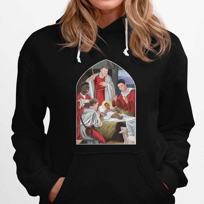 Arsenal Nativity Christmas Jumper 2022 Hoodie