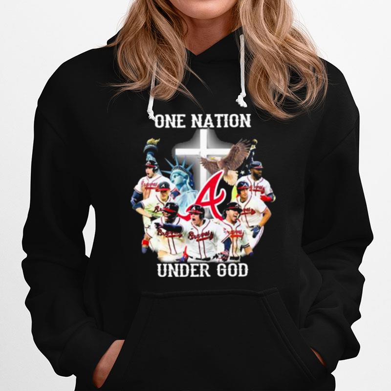 Atlanta Braves One Nation Under God 2022 Hoodie