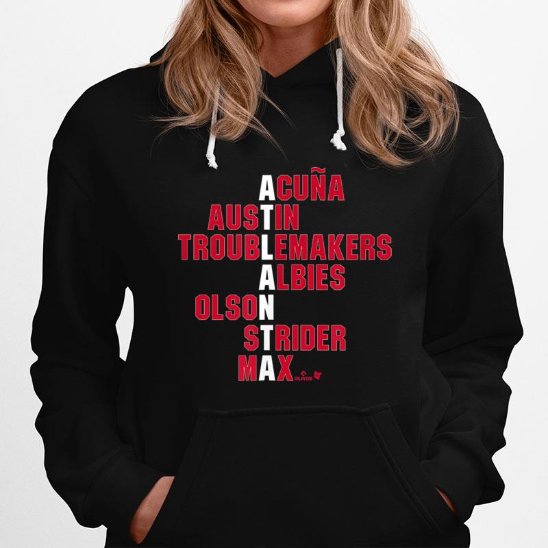 Atlanta Names Atlanta Baseball Hoodie