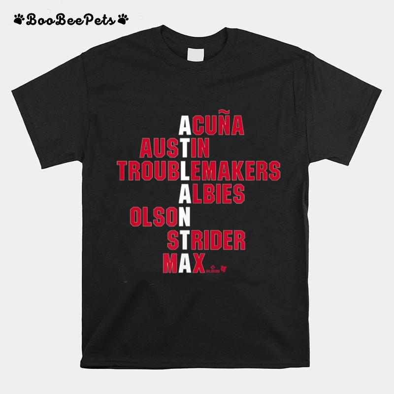 Atlanta Names Atlanta Baseball T-Shirt