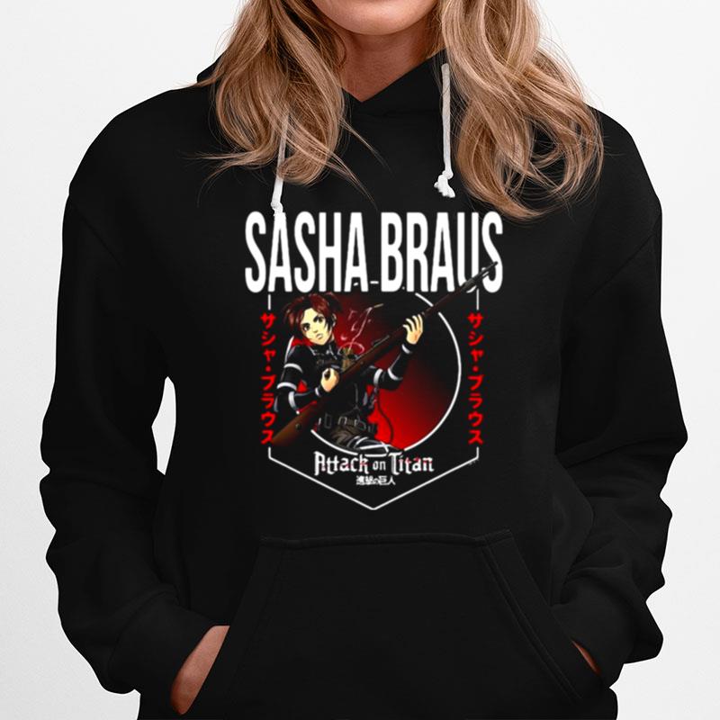 Attack On Titan Season 4 Sasha Braus Circle T-Shirt