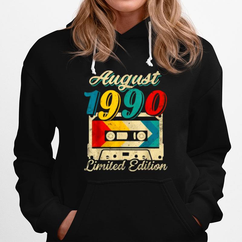 August 1990 Limited Edition 31St Birthday Cassette Tape Hoodie