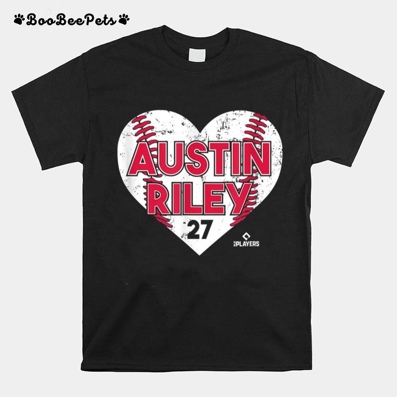 Austin Riley Heart Baseball T-Shirt