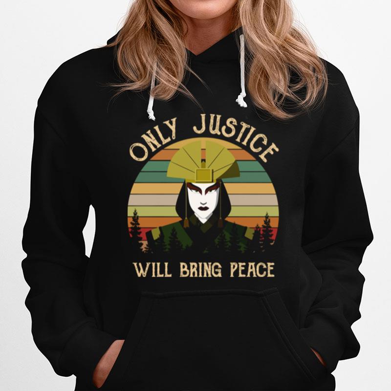 Avatar Kyoshi Only Justice Will Bring Peace Vintage Avatar Kyoshi T-Shirt