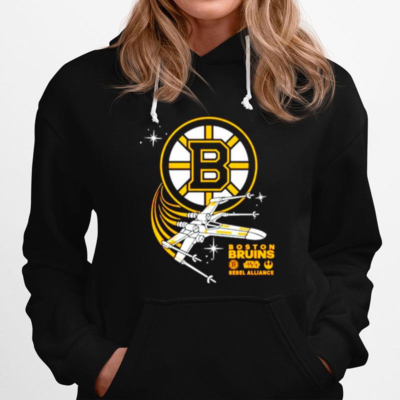 Awesome Boston Bruins Star Wars Rebel Alliance T-Shirt