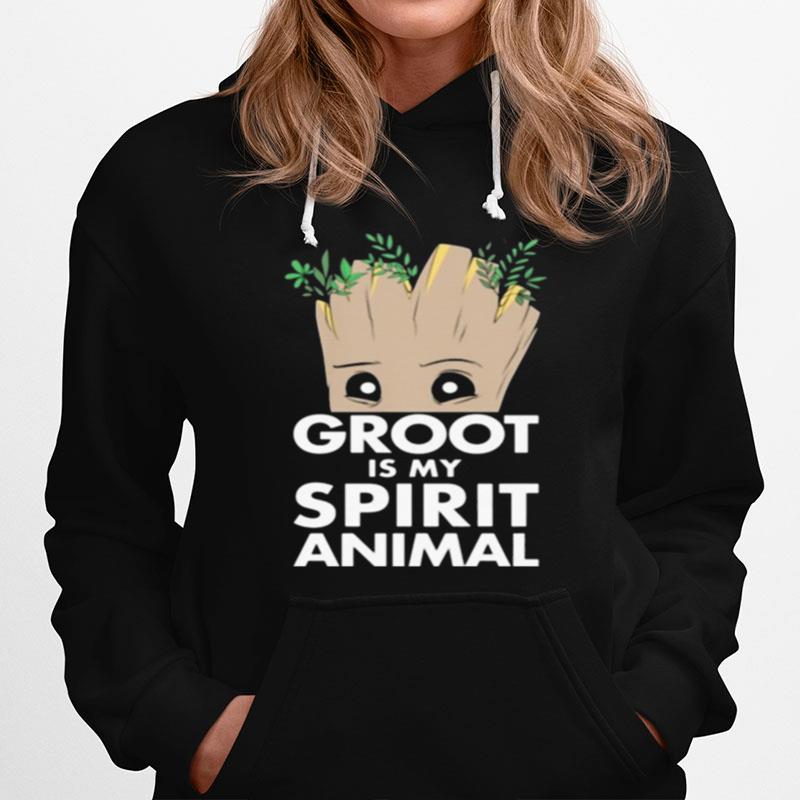 Baby Groot Is My Spirit Animal Hoodie