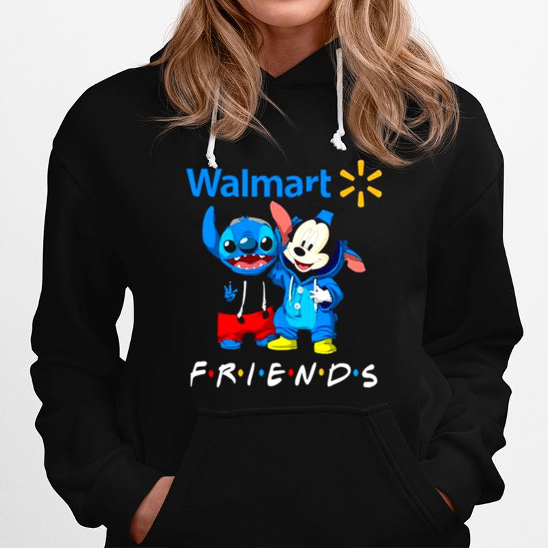 Baby Stitch And Mickey Mouse Walmart Friends T-Shirt