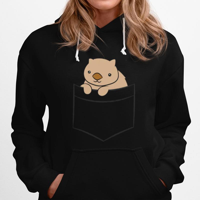 Baby Wombat In The Pocket Australian Wombat Hoodie