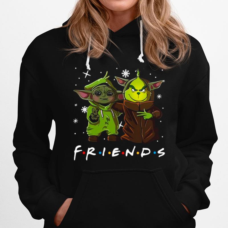 Baby Yoda And Baby Grinch Friends T-Shirt