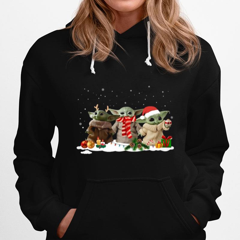 Baby Yoda Christmas Hoodie