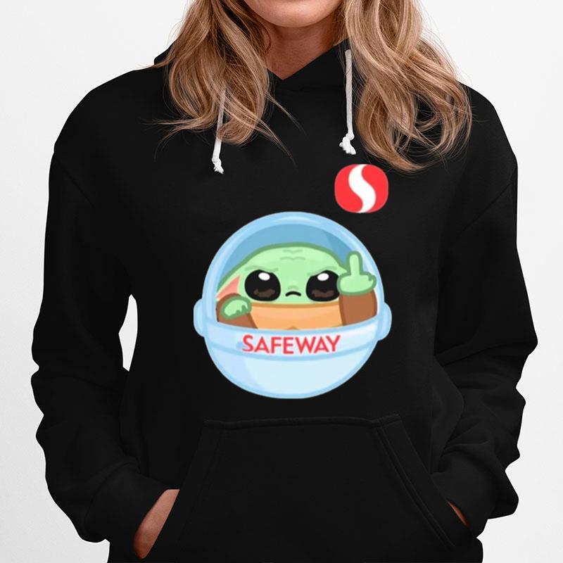 Baby Yoda Fucking Safeway Logo Hoodie