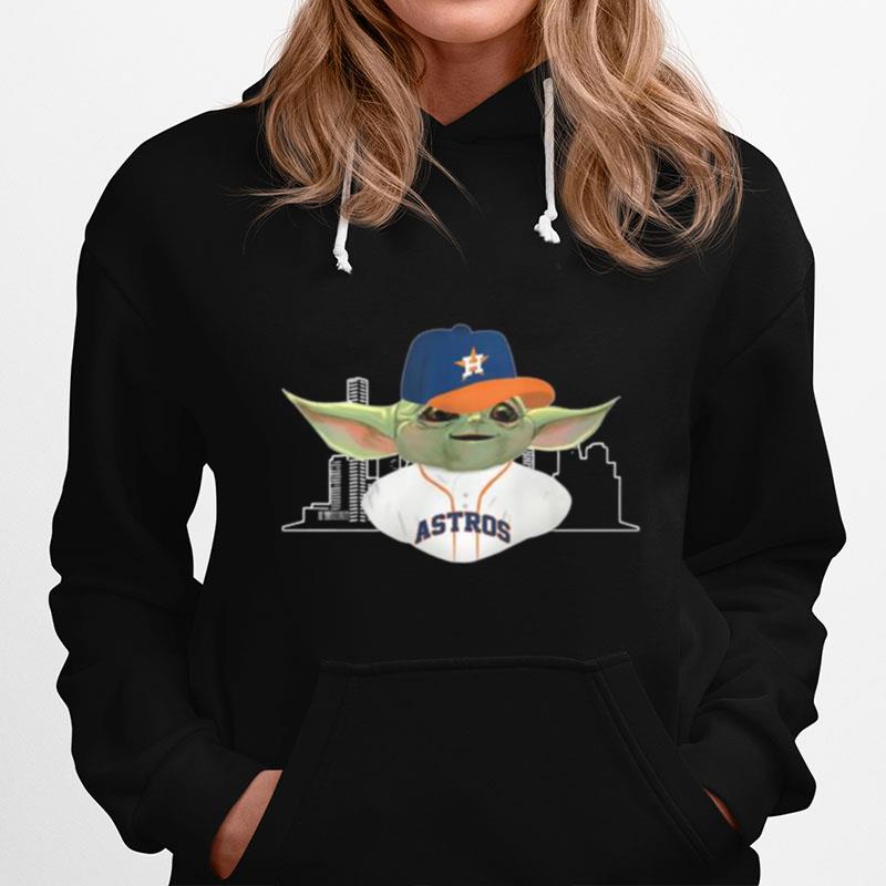 Baby Yoda Houston Astros Baseball Player Hoodie