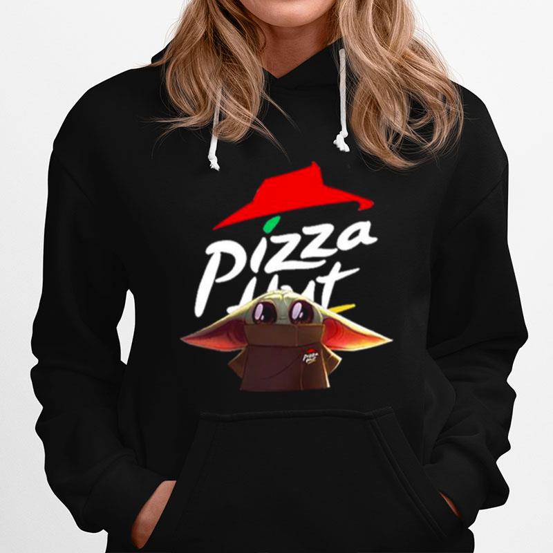 Baby Yoda Pizza Hut Logo Hoodie