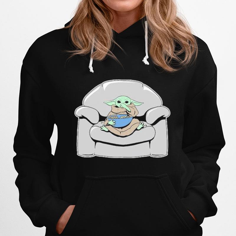 Baby Yoda Popcorn Hoodie