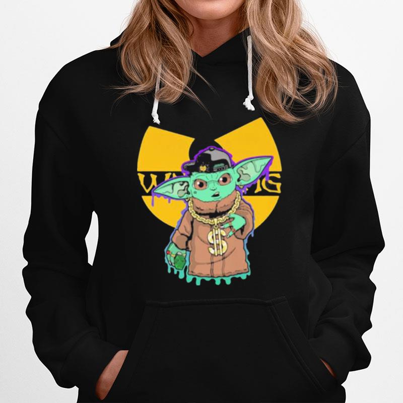 Baby Yoda Wu Tang Clan Logo Hoodie