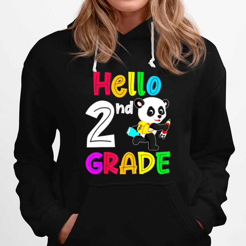 Back To School Hello 2Nd Grade Teacher Student Cute T-Shirt