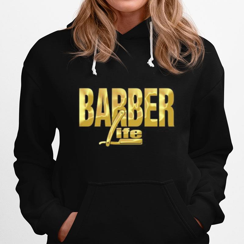 Barber Life Gold Hoodie