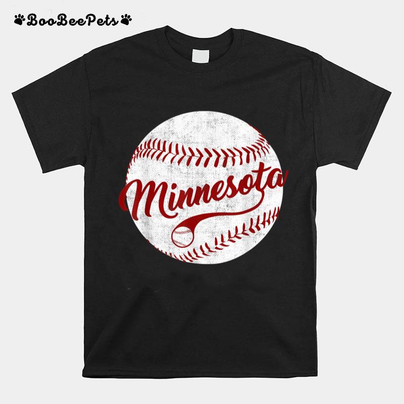 Baseball Minnesota Team Love Twin City National Pastime Men T-Shirt