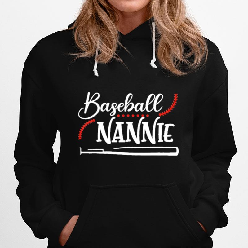 Baseball Nannie Love Baseball Hoodie