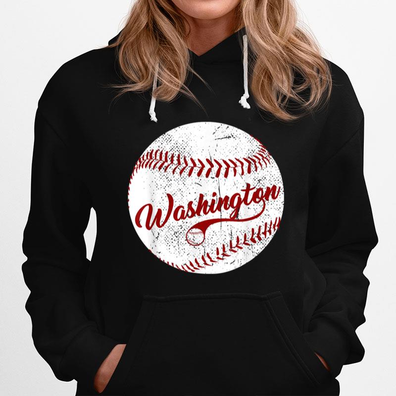 Baseball Washington Dc Team Love Baseball National Pastime Hoodie