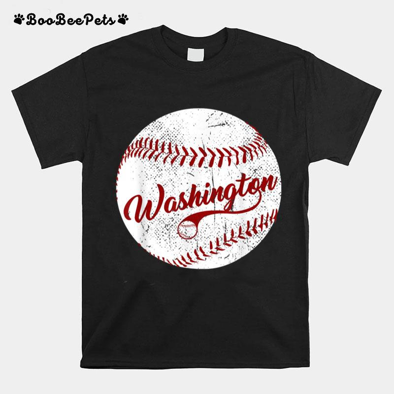 Baseball Washington Dc Team Love Baseball National Pastime T-Shirt