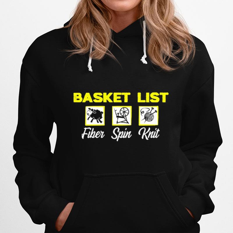 Basket List Fiber Spin Knit Hoodie