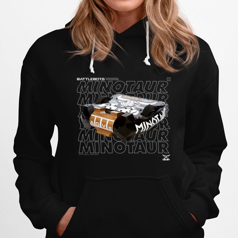 Battlebots Minotaur Robot Logo Stack Hoodie