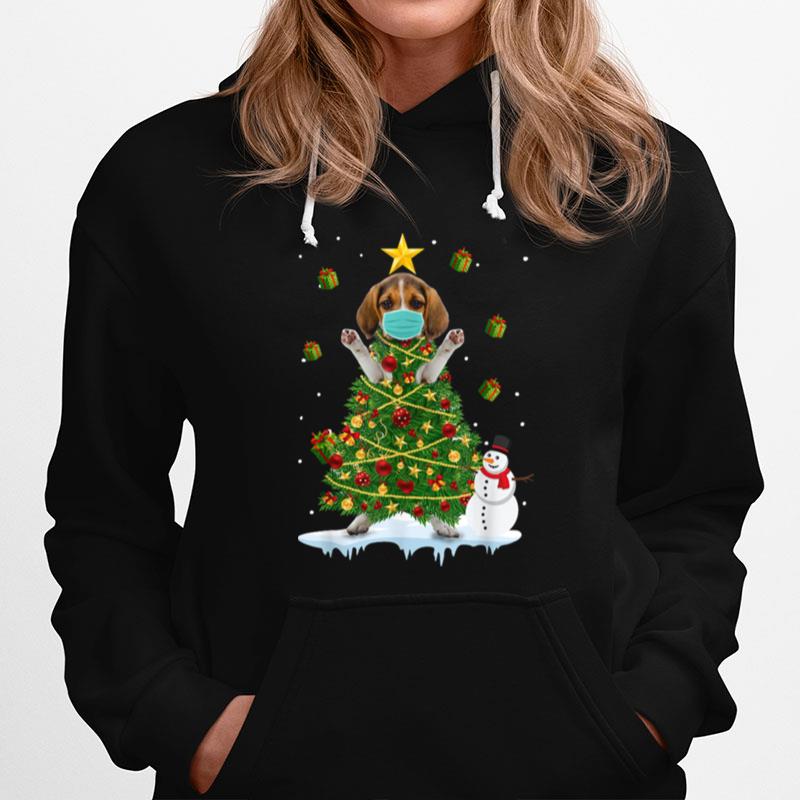 Beagle Christmas Tree Ornament Decor T-Shirt