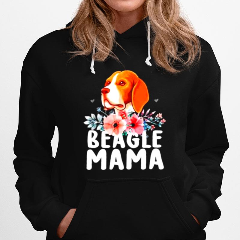 Beagle Mama Flower T-Shirt