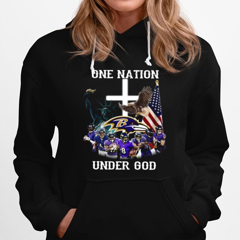 Beak Philadelphia Eagles One Nation Under God Hoodie