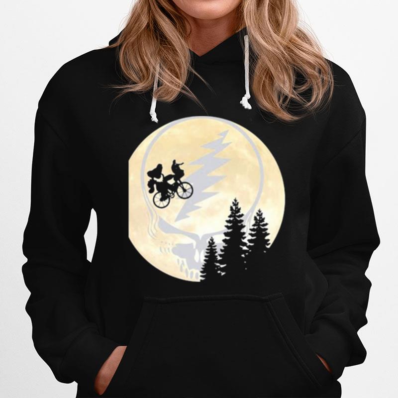 Bear Cycling The Moonblood Grateful Dead Hoodie