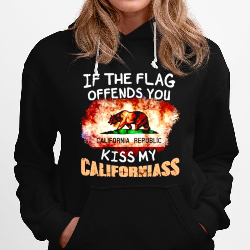 Bear If The Flag Offends You California Repulic Kiss My Californiass T-Shirt