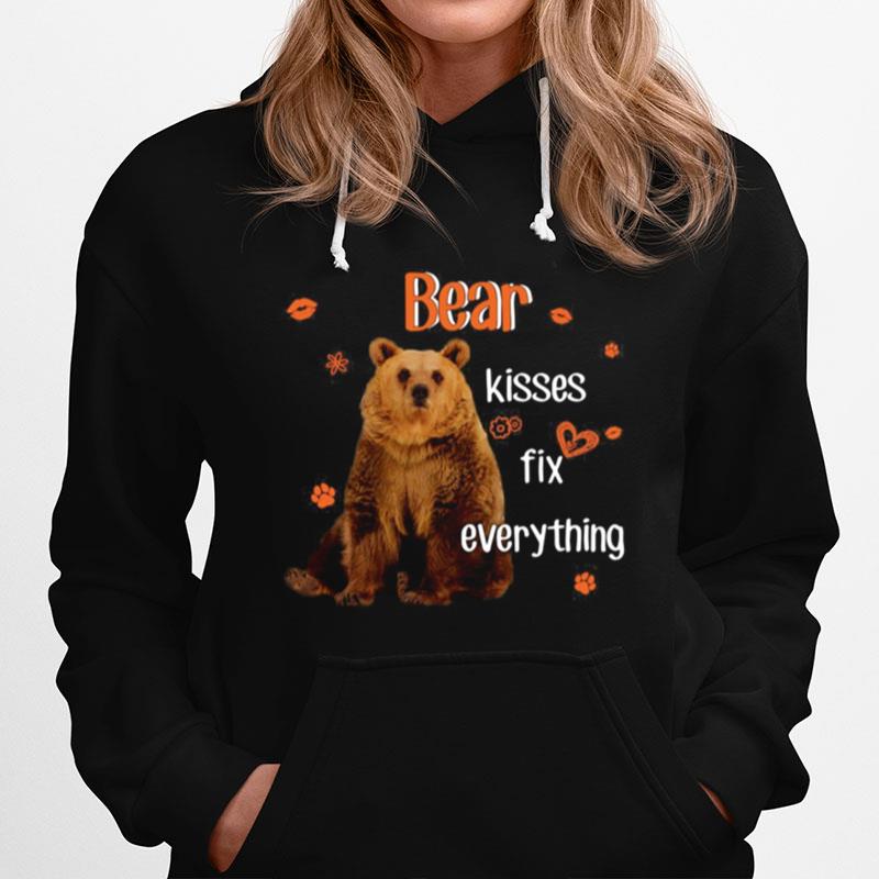 Bear Kisses Fix Everything For Animal Lover Hoodie